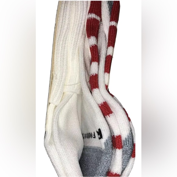 Adidas Team Speed OTC Soccer Socks 1 Pair Men 5-8.5 Women 5-9.5 White Red w Logo - Picture 7 of 7